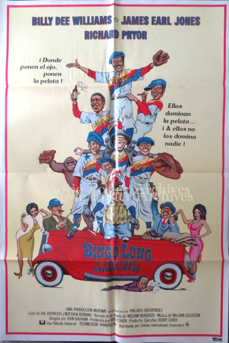BINGO LONG, 1976, movie poster, Billy Dee Williams, James Earl Jones