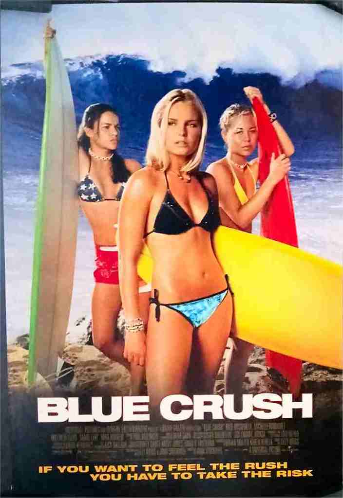 BLUE CRUSH, 2002, mini sheet, Kate Bosworth, Michelle Rodriguez