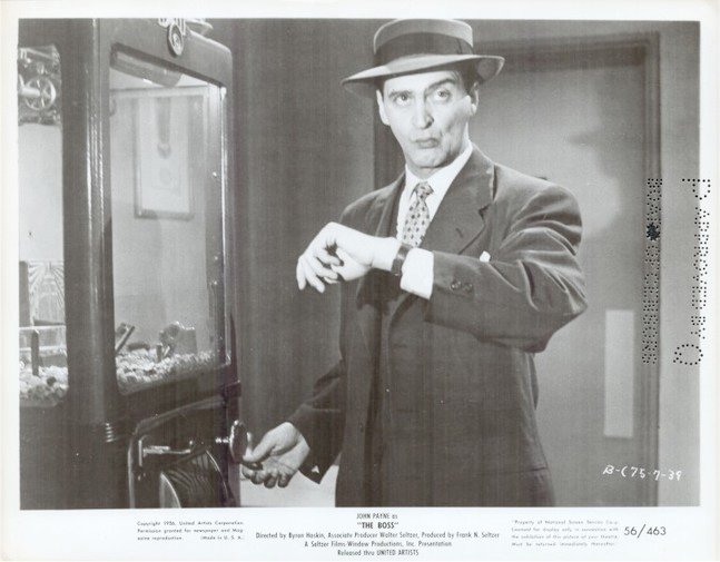 BOSS, 1956, movie stills, John Payne, William Bishop, Gloria McGhee