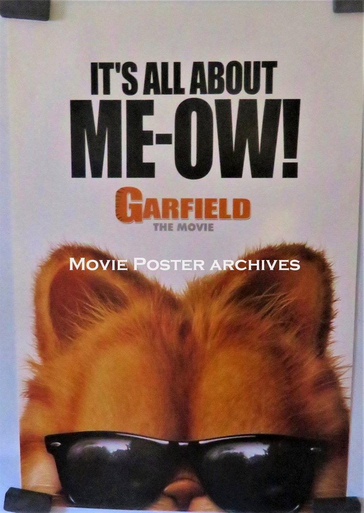 GARFIELD: the MOVIE, 2004, mini sheet, animated