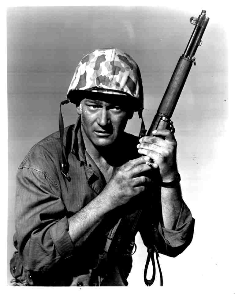 JOHN WAYNE, classic celebrity portraits, stills or photos