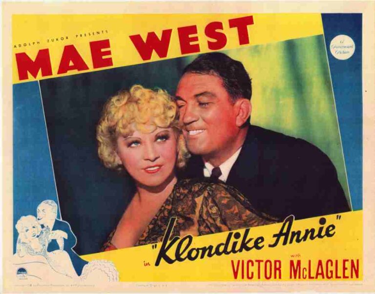 KLONDIKE ANNIE, 1936 REPRO Lobby Card, Mae West, Victor McLaglen