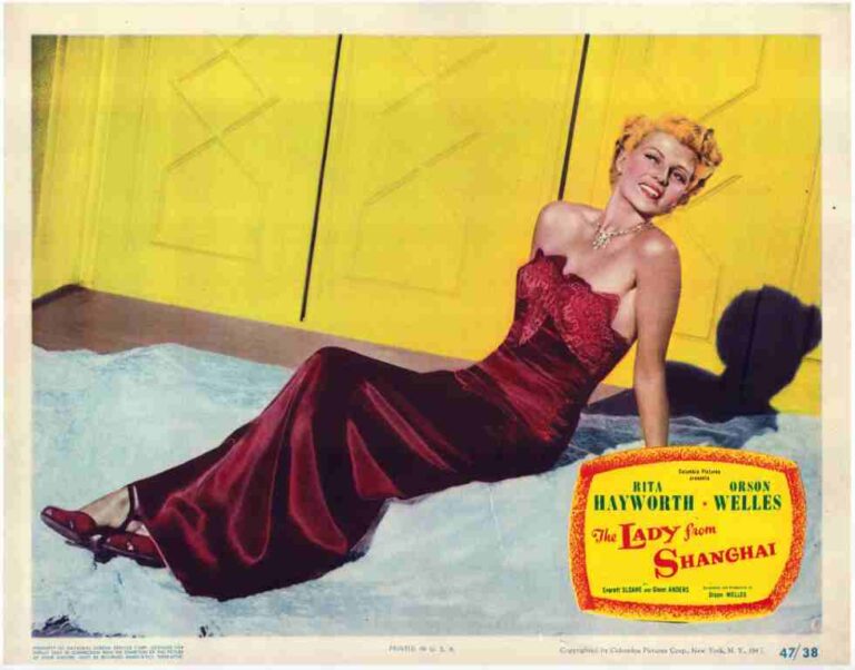LADY FROM SHANGHAI, 1942, REPRO lobby card #6, Rita Hayworth, Orson Welles
