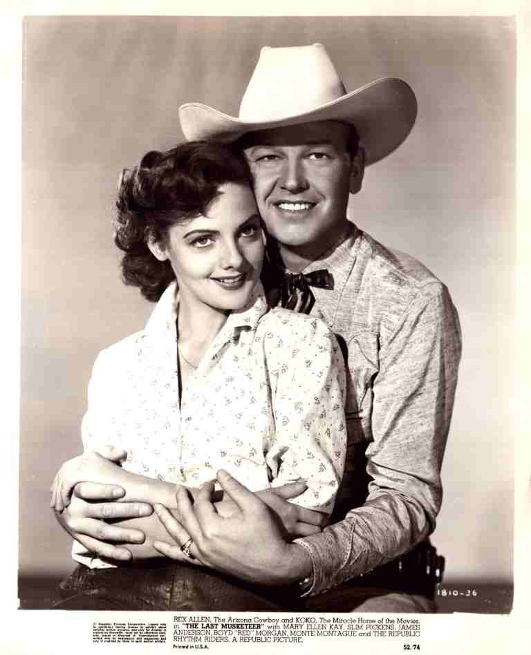 LAST MUSKETEER, 1952, movie stills, Rex Allen, Slim Pickens
