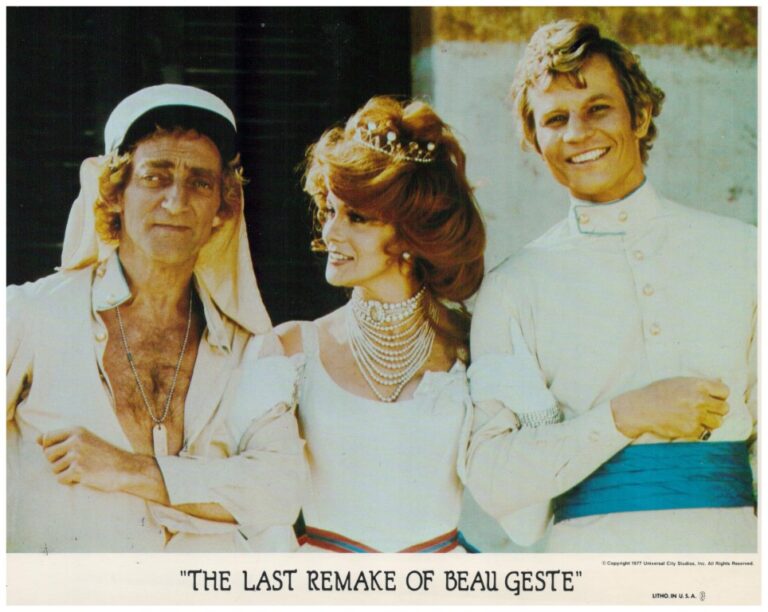 LAST REMAKE OF BEAU GESTE, 1977, mini lobby card set, Marty Feldman