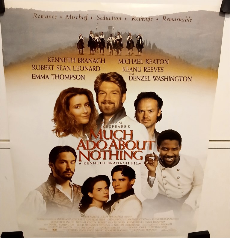 MUCH ADO ABOUT NOTHING, 1993, mini sheet, Kenneth Branagh
