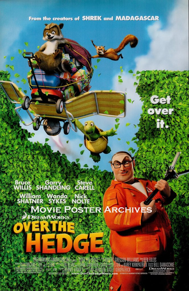 OVER THE HEDGE, 2006, mini sheet, animated