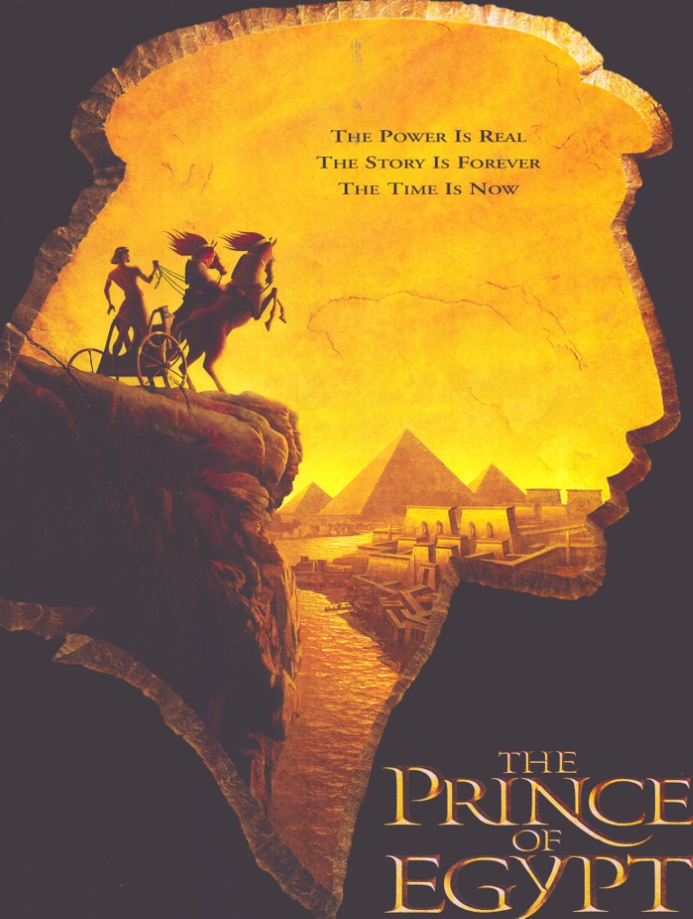 PRINCE OF EGYPT, 1998, mini sheet, Dreamsworks animation