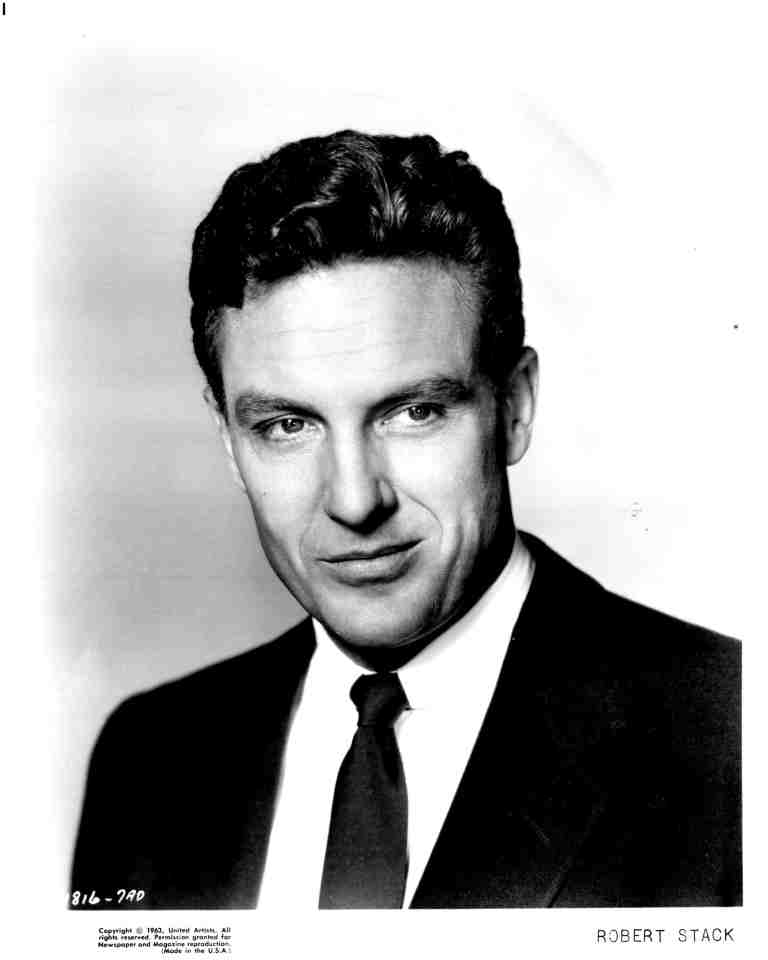 ROBERT STACK, classic celebrity portraits, stills or photos