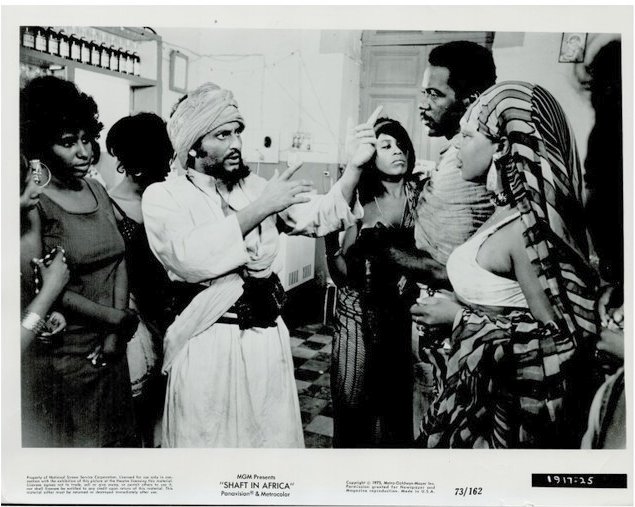 SHAFT IN AFRICA, 1973, movie stills, Richard Roundtree, Vonetta McGee