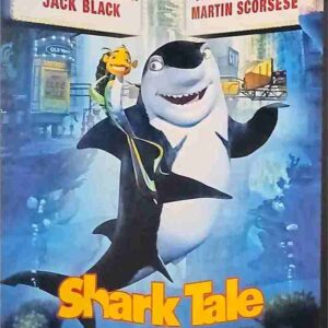 SHARK TALE, 2004, mini sheet, Dreamworks underwater animation, Will Smith