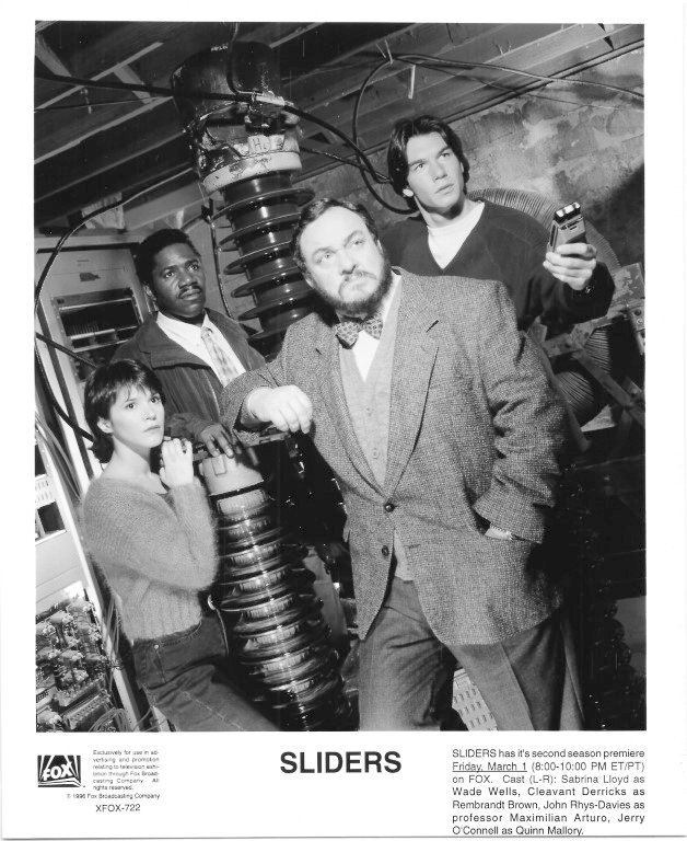 SLIDERS, tv stills and photos, Jerry OConnell, John Rhys-Davies