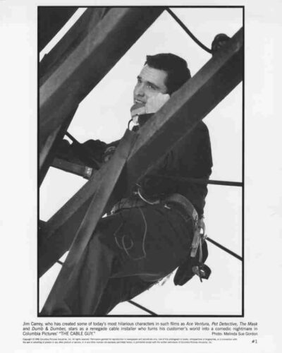 CABLE GUY, 1996, movie stills, Jim Carrey, Matthew Broderick