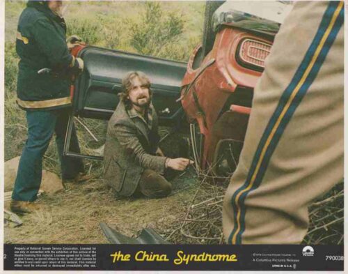 CHINA SYNDROME, 1979, mini lobby cards, Michael Douglas, Jack Lemmon
