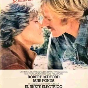 ELECTRIC HORSEMAN, 1979, movie poster, Robert Redford, Jane Fonda, Willie Nelson