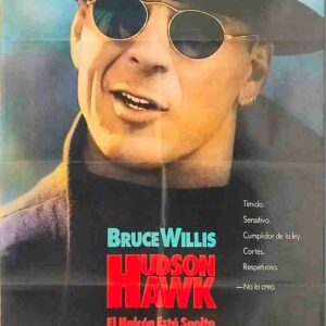 HUDSON HAWK, 1991, movie poster, Bruce Willis, Danny Aiello