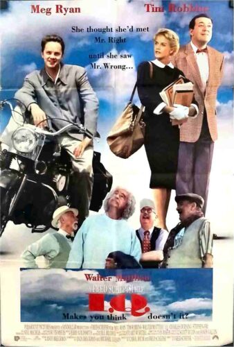 IQ, 1994, movie poster, Meg Ryan, Tim Robbins, Walter Matthau