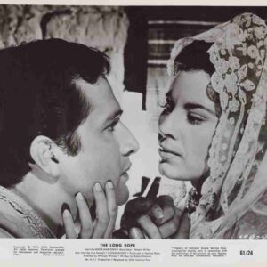 Man and bride gaze into each other's eyes; the bride wears a lace veil.
