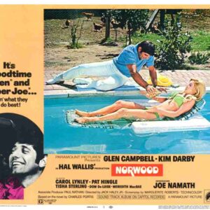 NORWOOD, 1970, lobby card set, Glen Campbell, Joe Namath, Dom De Luise