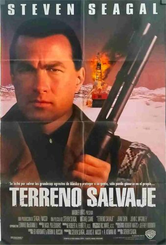 ON DEADLY GROUND, 1994, movie poster, Steven Seagal, Michael Caine