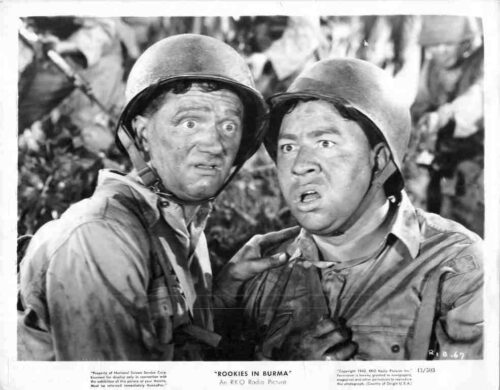 ROOKIES IN BURMA, 1943, movie stills, Wally Brown, Alan Carney