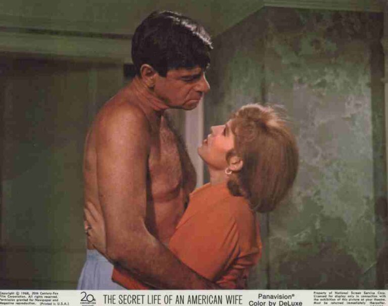 SECRET LIFE OF AN AMERICAN WIFE, 1968, mini lobby cards, Walter Matthau