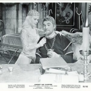 LANCELOT AND GUINEVERE, 1963, 8x10 production stills, Cornel Wilde, Jean Wallace
