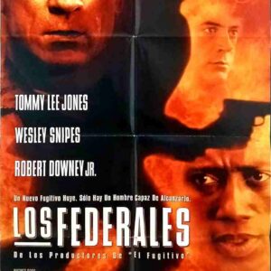 U.S. MARSHALS, 1998, movie poster, Tommy Lee Jones, Robert Downey Jr.