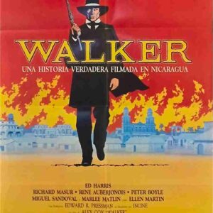 WALKER, 1987, movie poster, Ed Harris, Rene Auberjonois