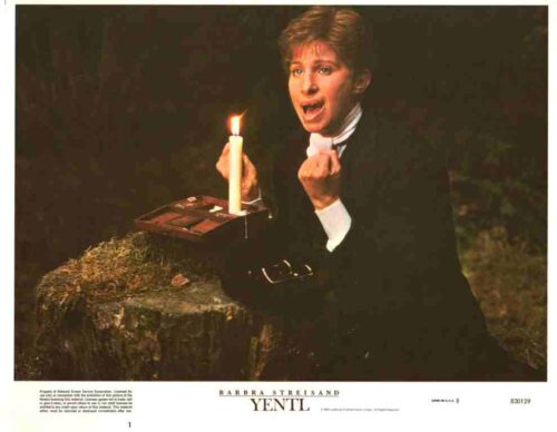 YENTL, 1983, lobby card set, Barbra Streisand, Mandy Patinkin