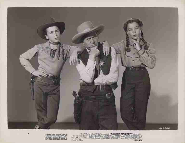 ARIZONA MANHUNT, 1951, movie stills, DEALERS LOT, Rough-Ridin Kids