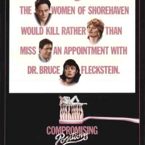 COMPROMISING POSITIONS, 1985, movie posters, DEALERS LOT, Susan Sarandon, Raul Julia