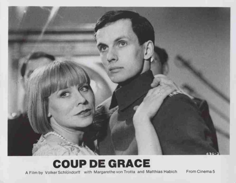 COUP DE GRACE, 1976, movie stills, DEALERS LOT, Margarethe von Trotta