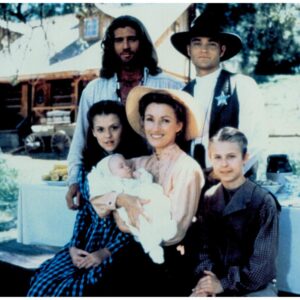 DR. QUINN, MEDICINE WOMAN, tv series, color photo, Jane Seymour, Joe Lando