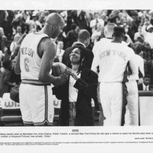 EDDIE, 1996, movie stills, Whoopi Goldberg, Donald Trump, Frank Langella