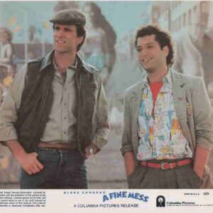 FINE MESS, 1986, mini lobby card set, Howie Mandell, Ted Danson