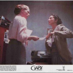 GABY A TRUE STORY, 1987, mini lobby card set, Liv Ullman, Robert Loggia