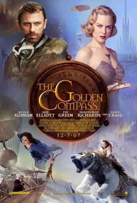 GOLDEN COMPASS, 2007, movie poster, DEALERS LOT – CAST, Nicole Kidman, Sam Elliot