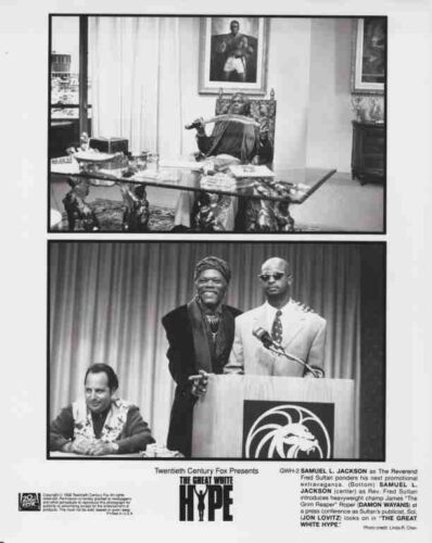 GREAT WHITE HYPE, 1996, movie stills, Samuel L. Jackson, Jeff Goldblum