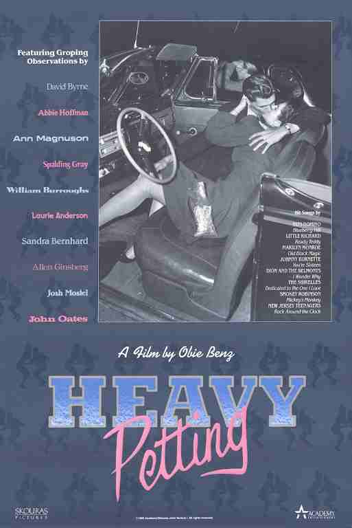 HEAVY PETTING, 1989, DEALERS LOT, Abbie Hoffman, Spalding Gray