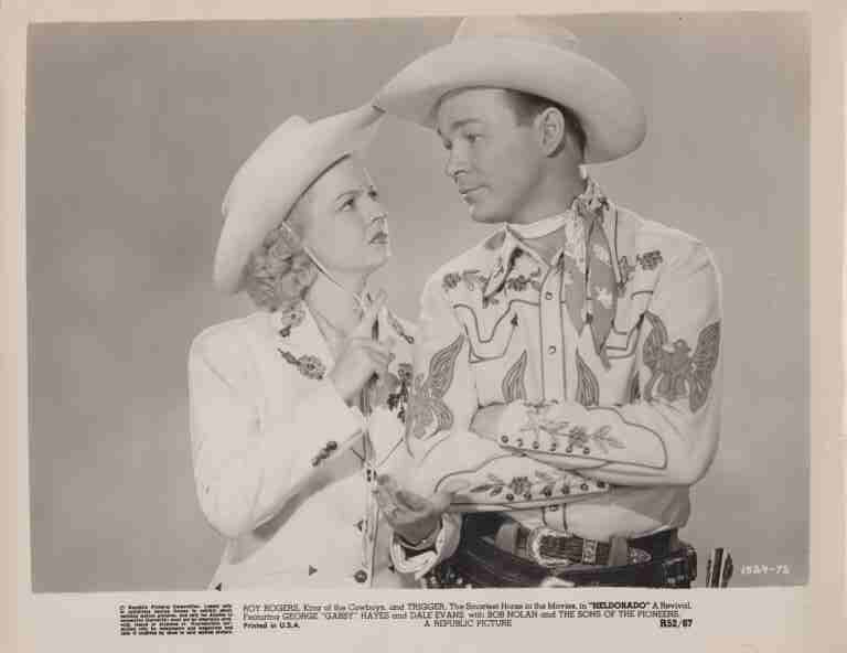 HELDORADO, 1946, movie still sets, DEALERS LOT, Roy Rogers, Dale Evans