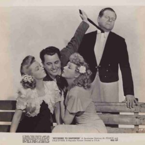 HITCHHIKE TO HAPPINESS, 1945, movie stills, DEALERS LOT, William Frawley, Dale Evans