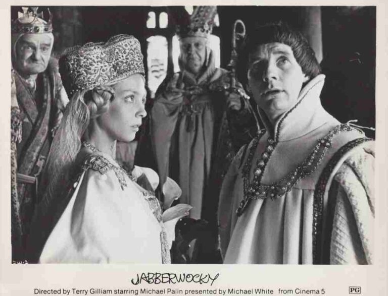 JABBERWOCKY, 1977, movie stills, DEALERS LOT, Terry Gilliam, Michael Palin