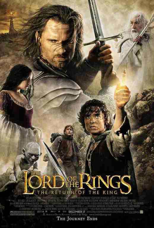 LORD OF THE RINGS: RETURN OF THE KING, 2003, movie poster, DEALERS LOT, Elijah Wood