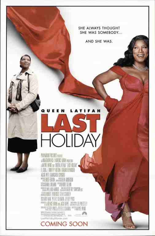 LAST HOLIDAY, 2006, movie poster, DEALERS LOT, Queen Latifah, LL Cool J