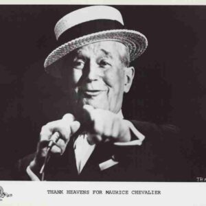 MAURICE CHEVALIER Celebrity Photograph