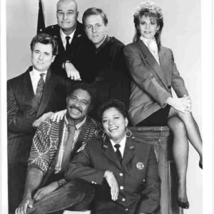 NIGHT COURT, 1984-1992, TV series still, Harry Anderson, Richard Moll