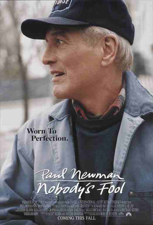 NOBODYS FOOL, 1994, DEALERS LOT, Paul Newman, Jessica Tandy, Bruce Willis
