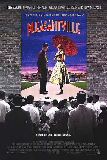 PLEASANTVILLE, 1998, mini sheet, DEALERS LOT, Tobey Maguire, Don Knotts
