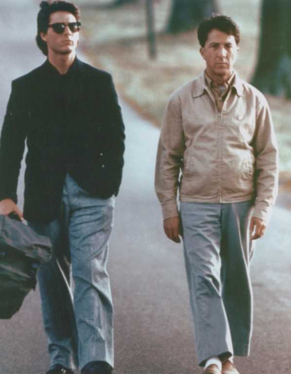 RAINMAN, 1988, movie still, DEALERS LOT